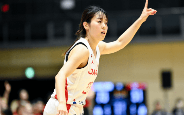 第3Qに8本の3ポイントで勝利を引き寄せた日本代表…山本麻衣「気にせず打ち続けた」