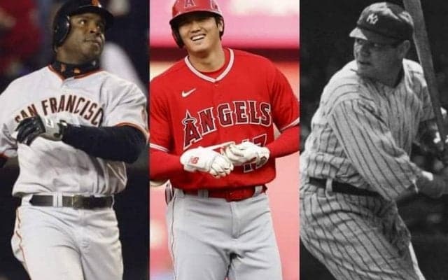 ルース、ボンズ、ゲーリック…偉大な大打者の記録に並んだ大谷翔平！ 無双状態の偉才に驚嘆の声「21年を上回る勢い」