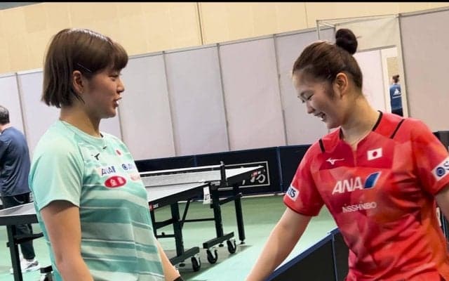 【世界卓球】仲良し！Wみゆう 現地のファンと記念撮影