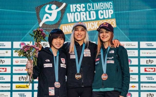森秋彩がリード初戦で銀　日本男子最高は安楽宙斗の4位【リードW杯2023 第1戦インスブルック大会】