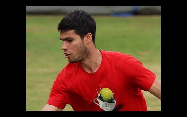 アルカラス「芝は疲れる」