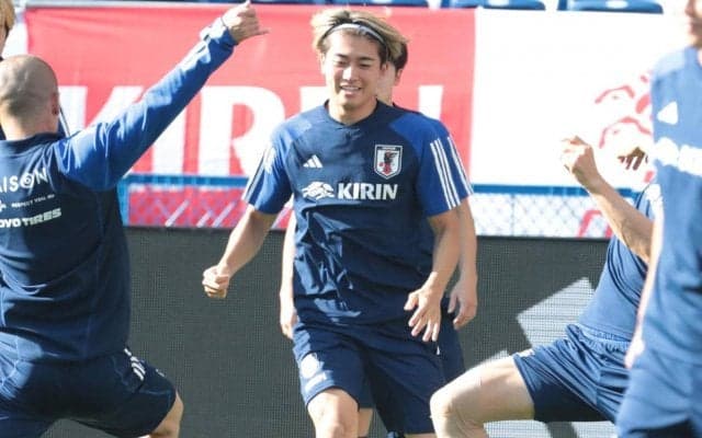 「代表として帰って来られるのが一番」元ホームのパナスタ凱旋の中村敬斗、「ゴール前で仕事をするのも大きな武器」と結果に繋がる仕事に意欲