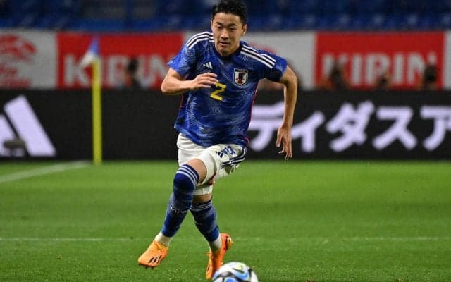 三苫薫のゴール直後…チラっと映った日本代表DF菅原由勢の渾身ガッツポーズが話題！「めっちゃいいキャラ」「人間性マジですき」