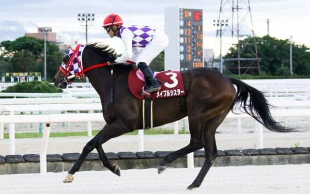 【園田FCスプリント】メイプルシスターが5馬身差完勝…永井「かなり緊張していました」