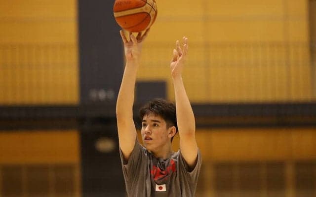 世界大会に臨むU19日本代表の渡邉伶音（福大大濠）…「高校生でもやれるぞということを」