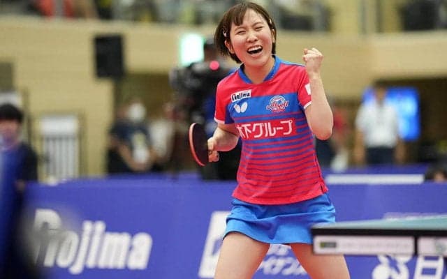 パリ五輪代表選考で2位キープの平野美宇「昔の自分とは違う」持ち前のスピードに加え回転量でラリーを制す