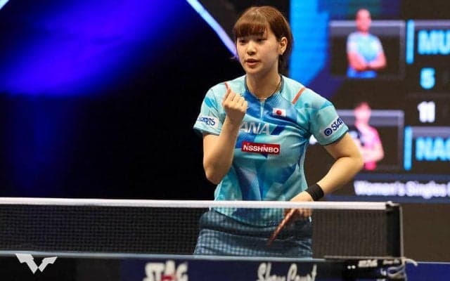 長﨑美柚が木原美悠に0-2から逆転勝利で4強進出！世界卓球銅『Wみゆう』対決を制す【卓球 WTTコンテンダーチュニス】