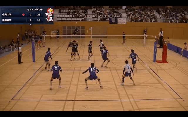 東日本バレーボール大学選手権大会 男子準決勝【見逃し配信】