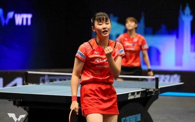 15歳・張本美和が大逆転勝利で決勝進出！長﨑美柚との日本選手対決を制す【卓球 WTTコンテンダーチュニス】