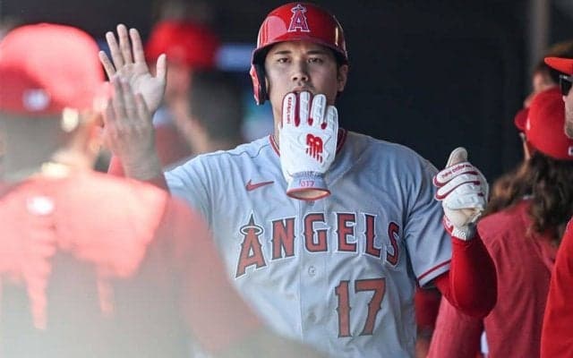 【MLB】大谷翔平、2安打1打点でHR＆打点のメジャー2冠　打率.297…エ軍は4併殺で連勝ならず