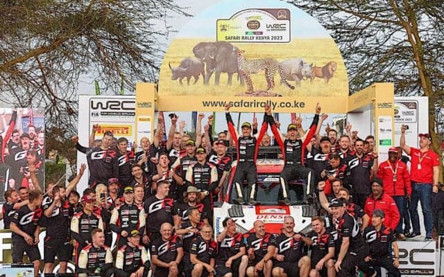 【WRC】第7戦サファリ・ラリー・ケニアはトヨタが2年連続1-2-3-4フィニッシュ　「勝利への情熱を求めた」とラトバラ
