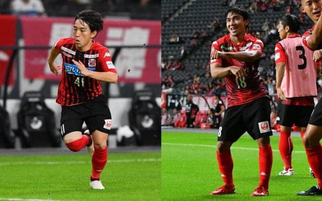 「最高の相棒！」札幌時代の名コンビ、三好康児が日本を去るチャナティップとハグでお別れ…そこに写り込む人物にも注目「ひょっこりはんw」