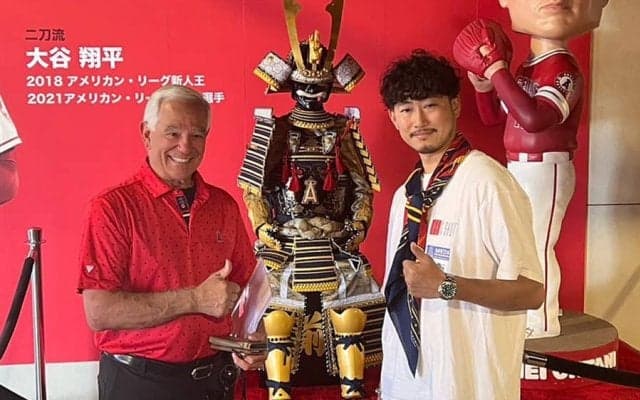 【MLB】大谷翔平の兜で大反響…嬉しい悲鳴「年内まで埋まっています」　寄贈した甲冑お披露目