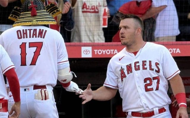 【MLB】大谷翔平は「3語で表現」不可能…　トラウトが挑戦も、まさかの“失敗”で爆笑の渦