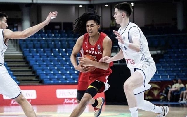 ジェイコブス晶が20得点もU19日本代表がセルビアに敗戦…W杯最終日はカナダと激突