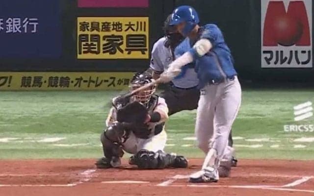 日本ハム・郡司がプロ初本塁打　鷹和田から会心の一撃、6月に加入後は打率5割超