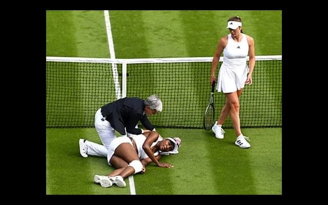  ヴィーナス転倒に「震えた」 