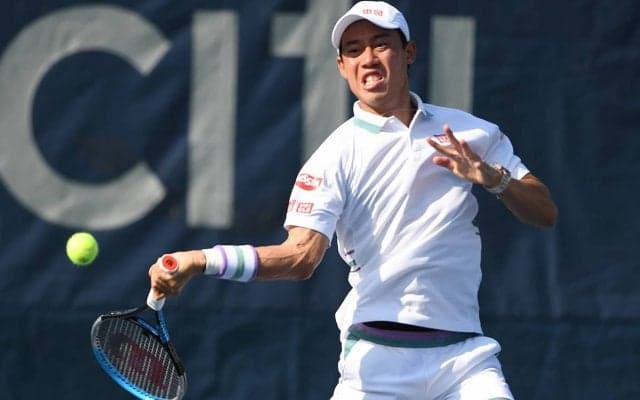 錦織圭、復帰2大会目の初戦を快勝で突破! ストロークで相手を圧倒