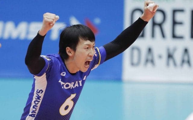 東レ男子　元キャプテン、渡辺俊介の加入を発表
