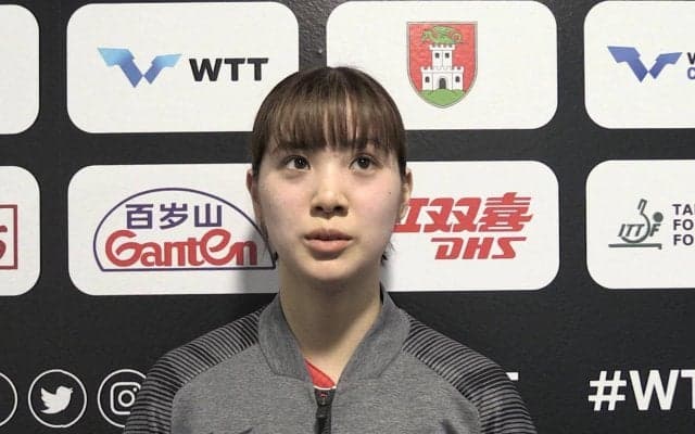 長﨑美柚 フルゲームの接戦を制し3回戦へ「なんとか耐えて我慢できた」【卓球 WTTリュブリャナ】