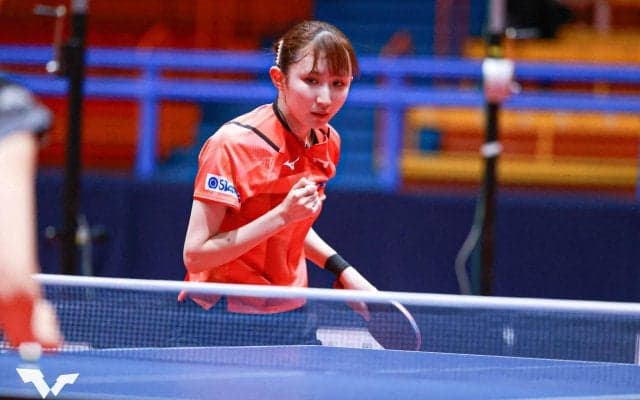 早田ひな 逆転勝利でベスト16進出！次戦は張本美和との日本人対決に【卓球 WTTリュブリャナ】