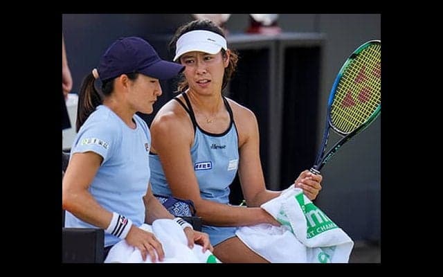 青山/柴原ペア WB初戦敗退