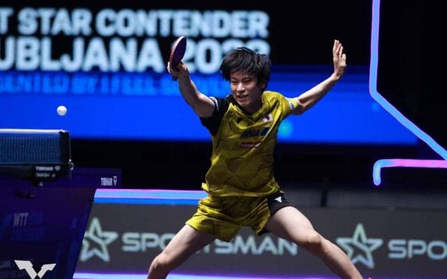 戸上隼輔が世界5位のカルデラノに敗戦。日本男子はベスト8で終わる【卓球 WTTリュブリャナ】