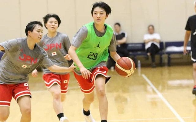 リバウンドでの貢献にも期待がかかるU16女子日本代表のキャプテン阿部心愛