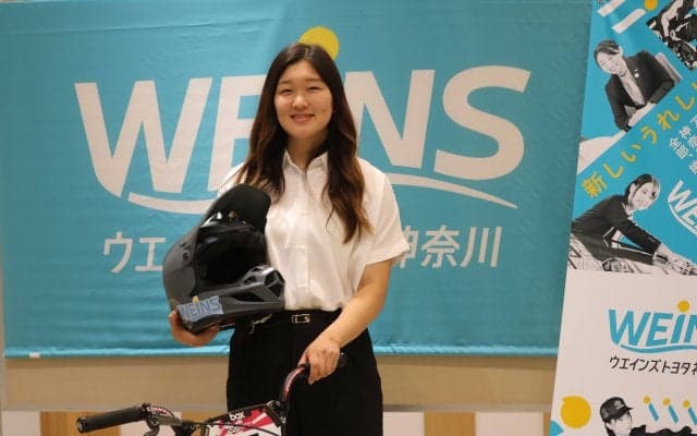 BMXレーシング畠山紗英選手がウエインズトヨタ神奈川とメインパートナー契約を締結