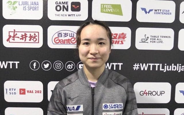 ベスト4の伊藤美誠「身体が以前よりも動けるようになった。少しずつよくなっている」【卓球 WTTリュブリャナ】