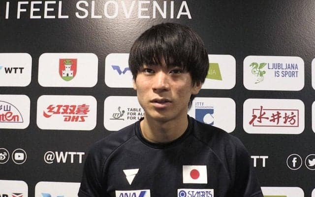 戸上隼輔 準々決勝で世界5位のカルデラノに惜敗「非常に悔しいですが、収穫はあった」【卓球 WTTリュブリャナ】