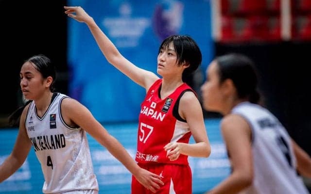 U16女子日本代表が連日の快勝劇…ニュージーランドを31点差で下す