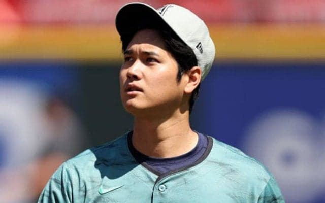 【MLB】1日しか見られない“お宝”大谷翔平　爽やかグリーンの斬新ユニが「何着ても似合うな」