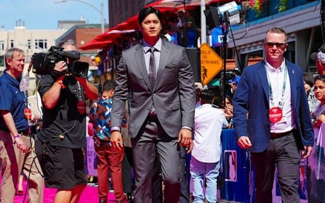 【MLB】大谷翔平、アーロン・ジャッジの62本塁打超えに意欲「塗り替えたい気持ちある」　球宴恒例行事で米メディアに回答