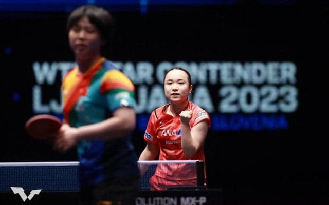 伊藤美誠が中国の若手を下してベスト4入り！戸上vs張本は戸上に軍配【卓球 WTTリュブリャナ／結果まとめ】