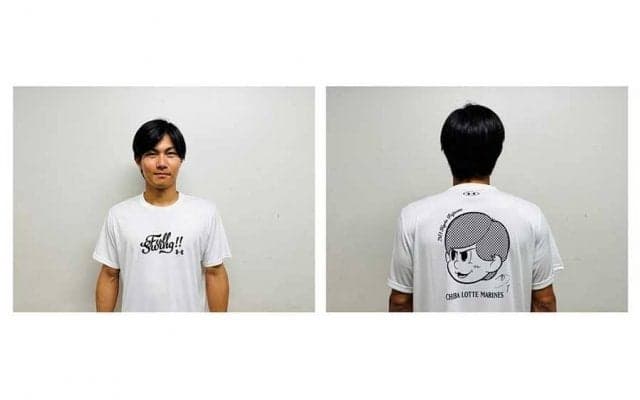 ロッテ、藤原恭大とアンダーアーマーのコラボグッズ発売　イラスト入りTシャツなど展開