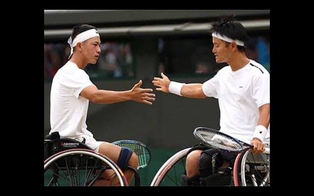  小田/三木組 ウィンブルドン準V 