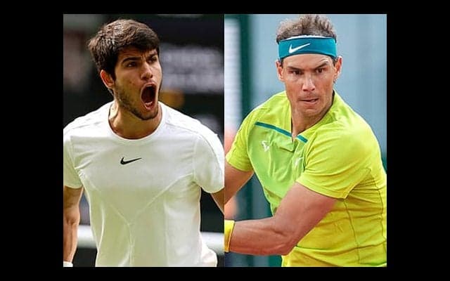 ナダル Vアルカラスを祝福