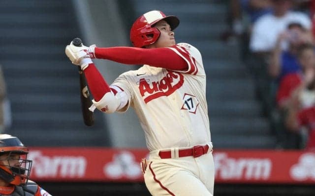 【MLB】大谷翔平、92試合目での34号到達は46発MVPの2021年に匹敵　自己最多本塁打と初タイトルへ期待膨らむ