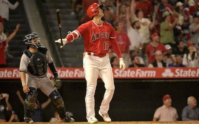 【MLB】大谷翔平、3戦連発35号でサヨナラ勝ち貢献　3安打2打点で打率.306、ヤ軍撃破で借金1