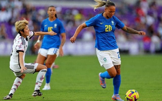 ブラジル女子、MFレイスラがW杯開幕直前に足首ねん挫で離脱…アンジェリーナを追加招集