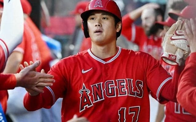 大谷翔平が打球速度「178キロ」の適時三塁打　三塁打数もリーグトップで米識者は「オオタニは別格だ」