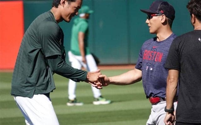 【MLB】吉田正尚、藤浪晋太郎の英語力に衝撃　流暢なトークに「発音も上手」、思い出す半年前