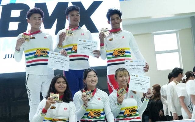 日本女子チームがパリオリンピック国別出場枠を獲得「2023年アジアBMX選手権大会」レーシング種目