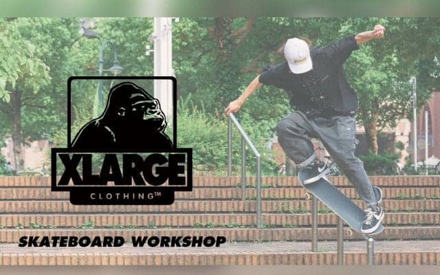 【XLARGE Presents】佐々木来夢・音憧によるSKATEBOARD WORKSHOPが開催！