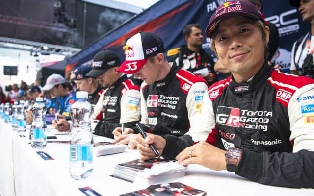 WRCエストニア：カッレ・ロバンペラ「ドリームチームを作るならドライバーのひとりはタカ」イベント前記者会見