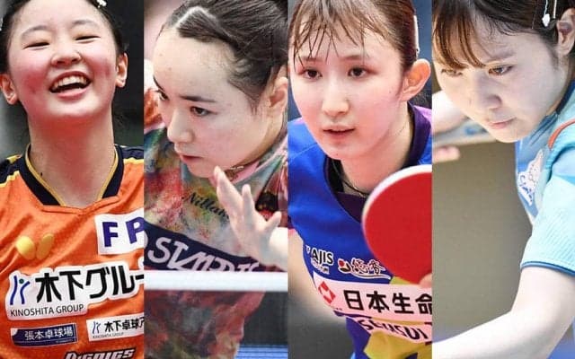 五輪シングルス出場権は2枠！女子は早田独走 平野、伊藤ら 2位争いがし烈【卓球 全農CUP】