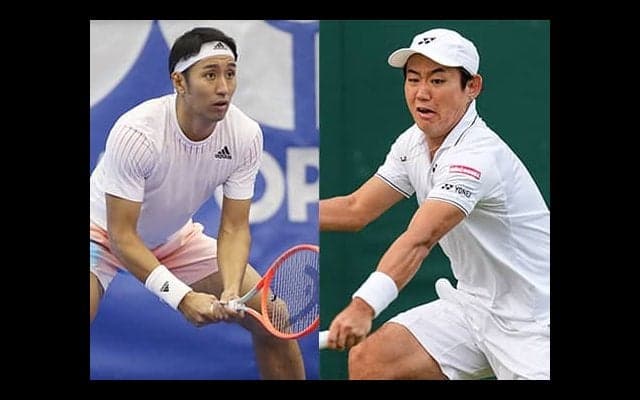 内山と西岡がアトランタ前に練習