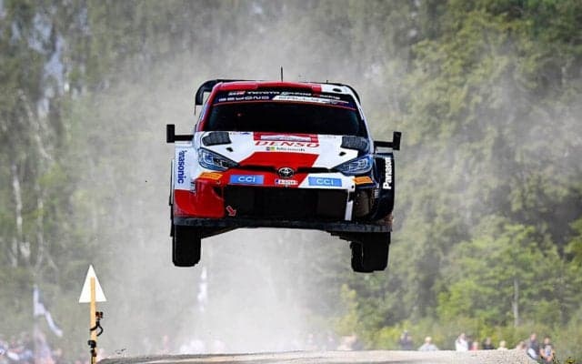 【WRC】第8戦ラリー・エストニア　トヨタのカッレ・ロバンペラが首位奪取、勝田貴元は7位に転落「必要以上に躊躇した」