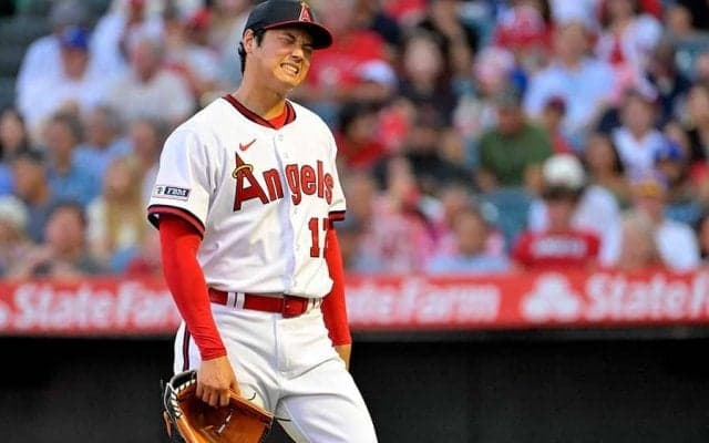 【MLB】大谷翔平、自己ワースト4被弾　8勝目の権利もまさかの乱調…6回まで9奪三振5失点